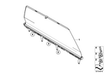51427137212 - : Sun Blind, Right for BMW Image
