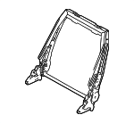 8665792 - Body: Seat Back Frame for Volvo Image