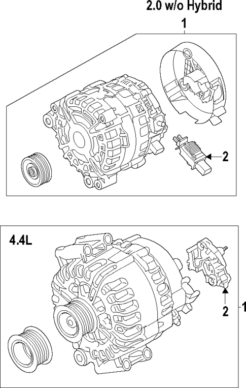 Alternator for 2021 BMW 530i xDrive #3