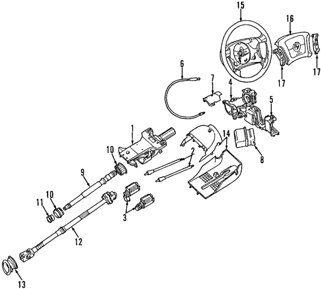 32311162228 - Steering: Shroud for BMW Image
