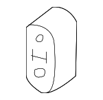 206514M410 - Exhaust: Rear Muffler Rubber Mount for Nissan: Sentra Image