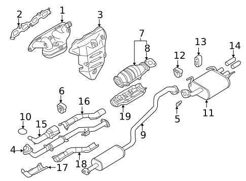 Exhaust Manifold for 2000 Nissan Sentra #0