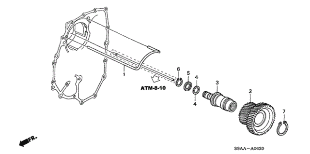 Idle Shaft for 2006 Honda CR-V #0