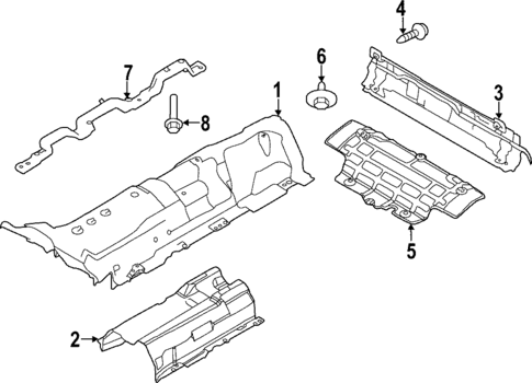 Exhaust Components for 2021 Jaguar E-Pace #2