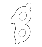 95B317827 - Cooling System: Bracket for Porsche: Macan Image