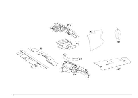 Rear Pillar and Trunk Damping for 2017 Mercedes-Benz E43 AMG #0