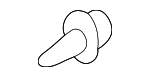 940908320 - Body: Rear Trim Panel Clip for Suzuki Image