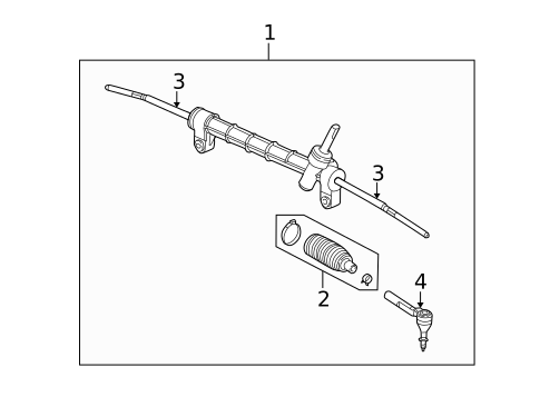Steering Gear & Linkage for 2007 Chevrolet Cobalt #0