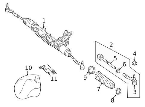 Steering Gear & Linkage for 2017 Mercedes-Benz AMG GT #0