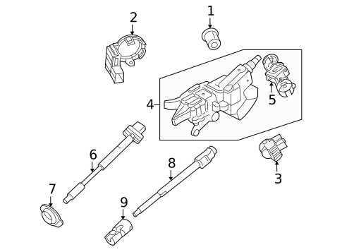 Ignition Lock for 2007 Ford Mustang #0