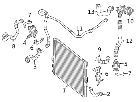 Intercooler for 2024 Mercedes-Benz Sprinter 2500 #1