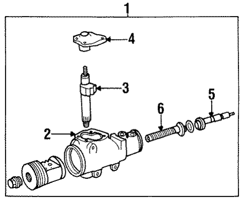 Steering Gear for 1999 Dodge Ram 2500 #0