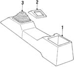 94431136 - Body: Console for Chevrolet: Spectrum Image