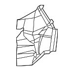 1C0121467J - Cooling System: Inter-cooler Duct for Volkswagen: Beetle Image