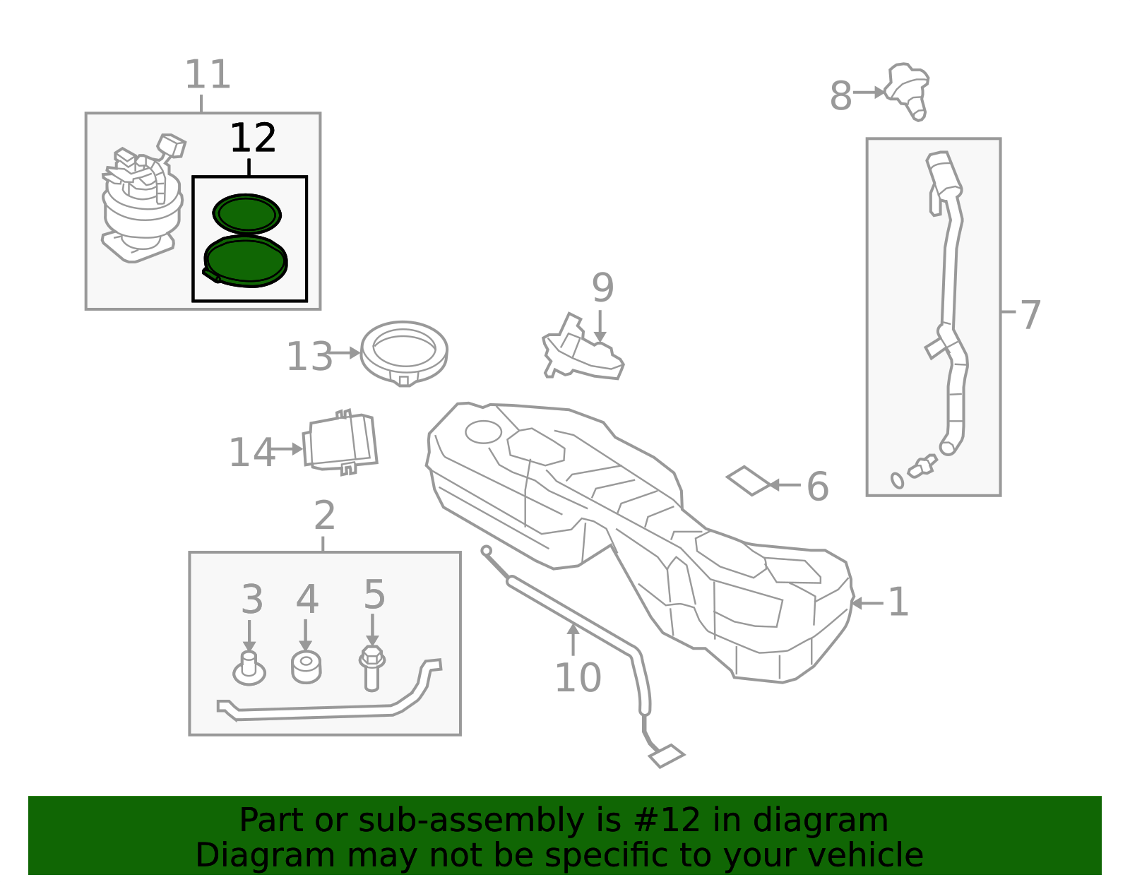 16-11-7-194-201 - Fuel Pump Tank Seal - 2007-2013 BMW | Buy BMW