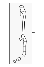 16117200463 - Fuel System: Filler Pipe for BMW: 128i Image