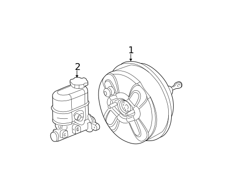 Master Cylinder - Components On Dash Panel for 2003 Chevrolet Suburban 2500 #0