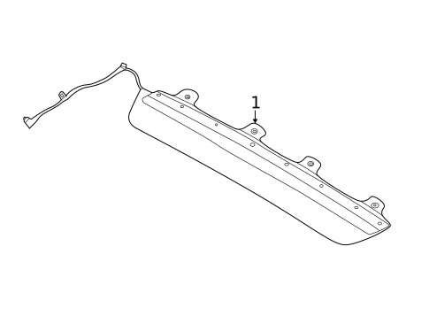 High Mounted Stop Lamp for 2020 Kia K900 #0