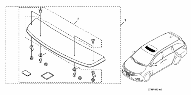 Moonroof Visor for 2020 Honda Odyssey #0