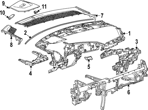 Instrument Panel for 2024 Chevrolet Blazer EV #0