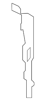 BK3Z6128408C - Body: Extension Support for Ford: E-Transit, Transit-150, Transit-250, Transit-350, Transit-350 HD Image