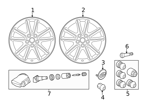 Wheels for 2022 Land Rover Defender 90 #7