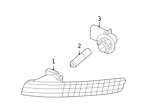 Park & Signal Lamps for 2009 Volkswagen Beetle #0