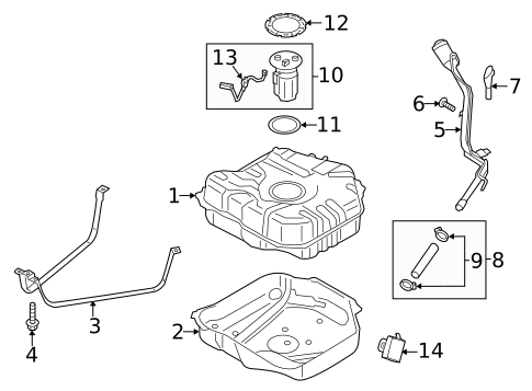 Hardware, Fasteners & Fittings for 2014 Ford C-Max #0