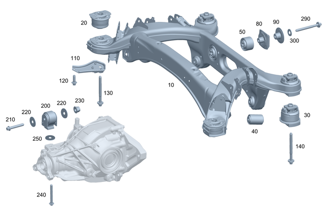 2043500572 - Rear Axle: Vibration Absorber for Mercedes-Benz Image image