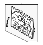 95510625800 - Cooling System: Shroud for Porsche: Cayenne Image