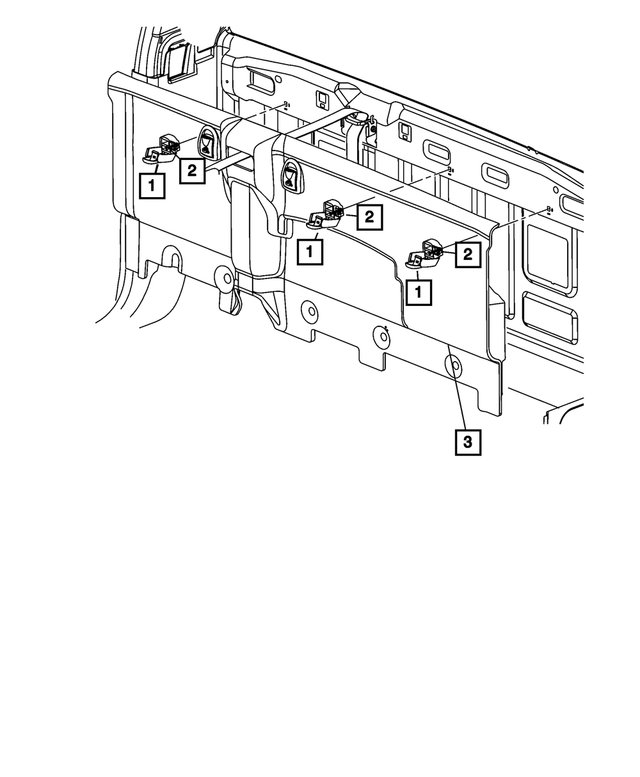 5JS75ZJ8AC - Interior Trim: Cab Back Trim Panel for Mopar Image image