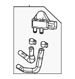 68490061AA - Emission System: Pressure Sensor for Mopar Image
