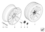 36116768859 - : Wheel, Alloy for BMW Image