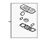 8401A012YA - : Map Lamp Assembly for Mitsubishi: Lancer, Outlander Image