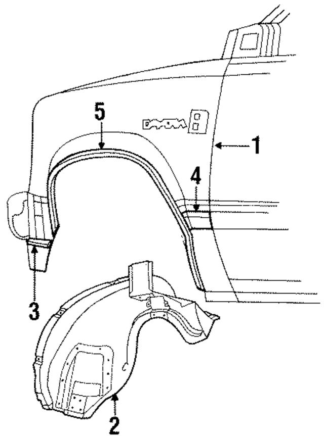 4741673 - Body: Fender for Mopar Image