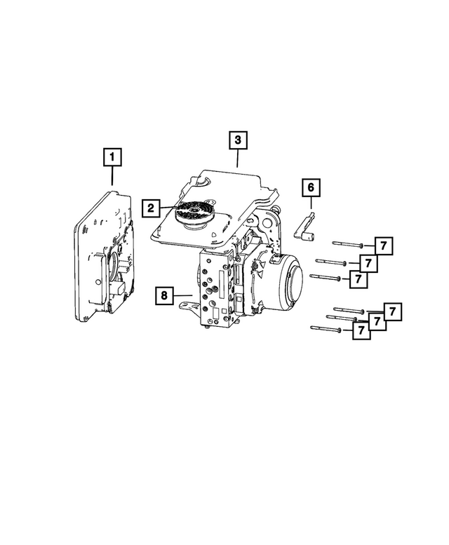 68520337AA - Brakes: Pan Head Torx Screw for Mopar Image