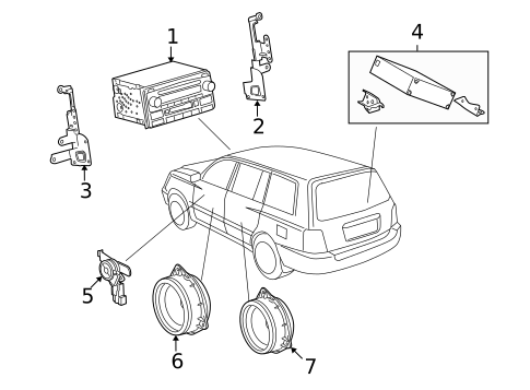 Sound System for 2006 Toyota Highlander #0