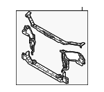 K2SA53100A - Cooling System: Radiator Support for Kia: Spectra Image