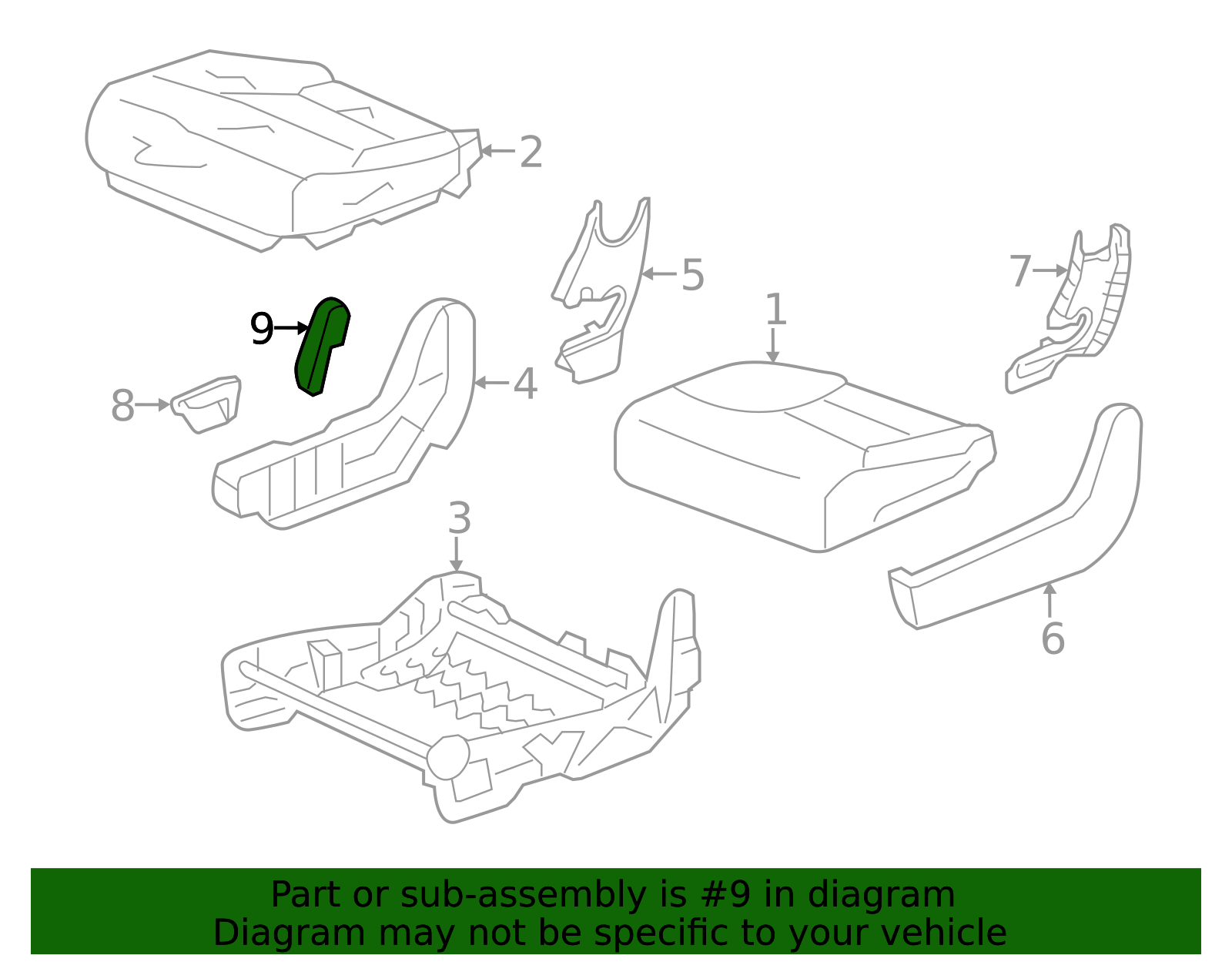 81391-TK8-A01ZA - Handle R Middle Seat Walk-In*NH686L* (Warm Gray ...