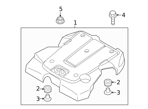 Engine Appearance Cover for 2016 INFINITI QX50 #0