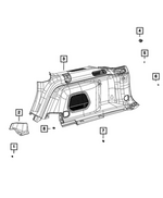68175335AA - Interior Trim: Trim Screw for Mopar Image
