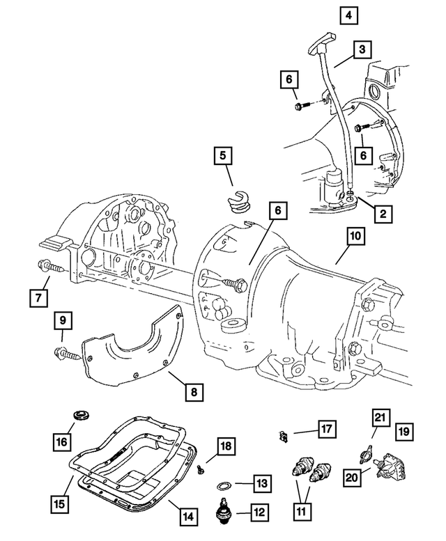 52107769AE - Automatic Transmission 4 Speed: Transmission Fluid Level Indicator for Mopar Image image