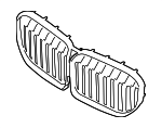 51139464377 - Body: Grille Assembly for BMW: 740i, 750e xDrive, 760i xDrive Image