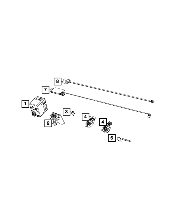 68257919AC - Electrical: Wireless Ignition Node Receiver for Mopar Image
