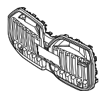 51135A261E9 - : Grille Assembly for BMW Image