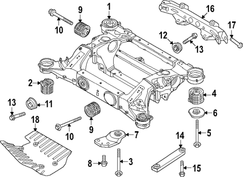 Suspension Mounting for 2023 BMW iX #0
