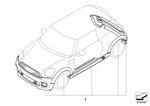 51192149921 - Retrofitting / Conversion / Accessories: Aerodynamic Package Primed for Mini Image