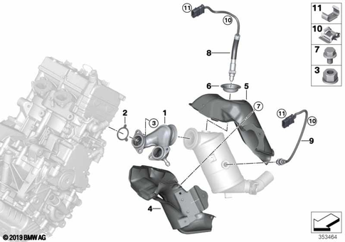 Exhaust Manifold for 2018 BMW i3 94Ah Rex #0