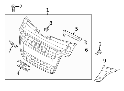 Grille & Components for 2012 Audi TT RS Quattro #0