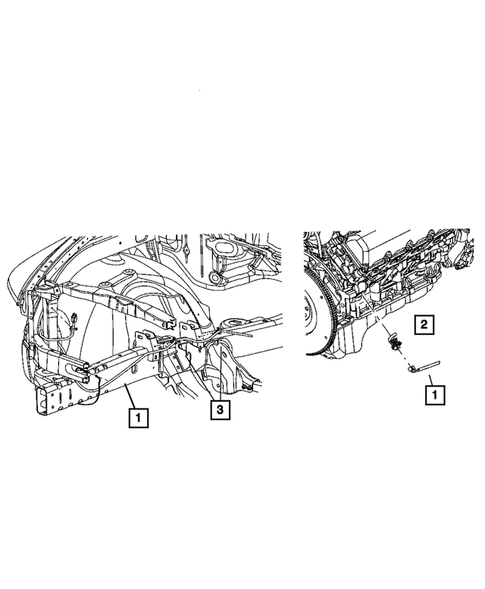 Battery Tray and Cables for 2003 Dodge Ram 2500 #1